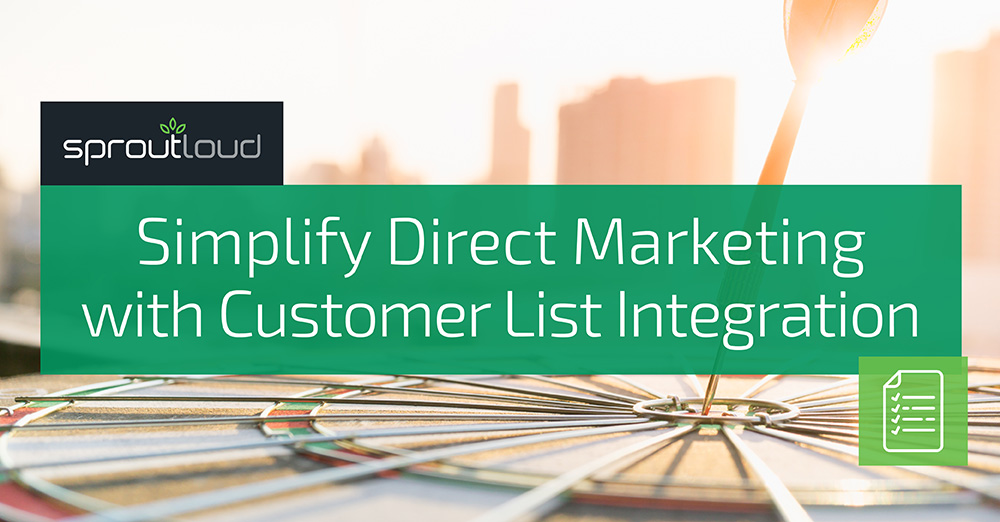 Simplify Direct Marketing with Customer List Integration
