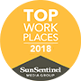 SproutLoud Ranked among Top Workplaces in South Florida – 2018 – by Sun-Sentinel