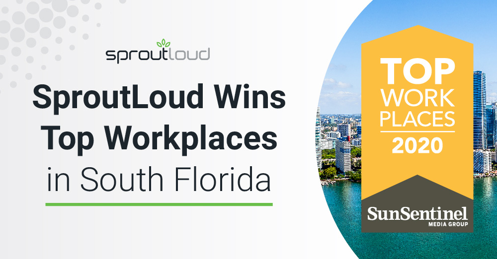 SproutLoud Wins Top Workplaces in South Florida Award