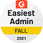 G2 Fall 2021 - Easiest admin