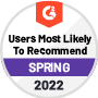 SproutLoud - Users Most Likely to Recommend - Marketing Resource Management - G2 Spring 2022 Report